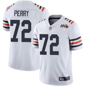 Wholesale Cheap Nike Bears #72 William Perry White Alternate Men\'s Stitched NFL Vapor Untouchable Limited 100th Season Jersey