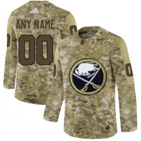 Wholesale Cheap Men\'s Adidas Sabres Personalized Camo Authentic NHL Jersey