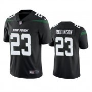 Cheap Men's New York Jets #23 James Robinson Black Vapor Untouchable Limited Stitched Jersey
