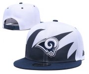 Wholesale Cheap Rams Team Logo Navy White Adjustable Hat