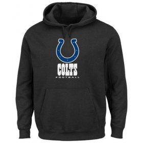 Wholesale Cheap Men\'s Indianapolis Colts Black Critical Victory Pullover Hoodie