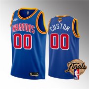 Wholesale Cheap Men's Golden State Warriors Active Player Custom 2022 Royal NBA Finals Stitched Jersey