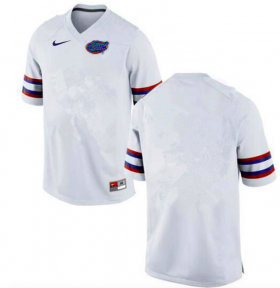 Wholesale Cheap Men\'s Florida Gators White Blank Football Player Performance Jersey