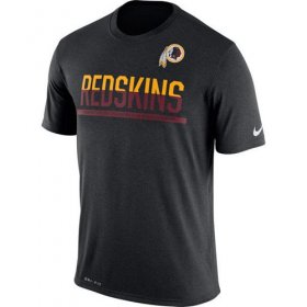 Wholesale Cheap Men\'s Washington Redskins Nike Practice Legend Performance T-Shirt Black