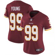 Wholesale Cheap Nike Redskins #99 Chase Young Burgundy Red Team Color Women's Stitched NFL Vapor Untouchable Limited Jersey