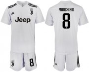 Wholesale Cheap Juventus #8 Marchisio White Soccer Club Jersey