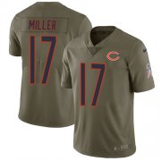 Wholesale Cheap Nike Bears #17 Anthony Miller Olive Men's Stitched NFL Limited 2017 Salute To Service Jersey