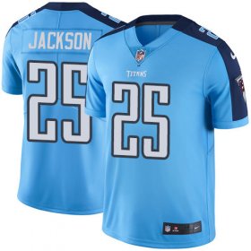 Wholesale Cheap Nike Titans #25 Adoree\' Jackson Light Blue Men\'s Stitched NFL Limited Rush Jersey