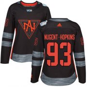 Wholesale Cheap Team North America #93 Ryan Nugent-Hopkins Black 2016 World Cup Women's Stitched NHL Jersey