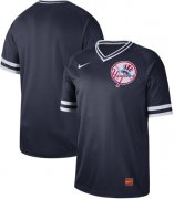Wholesale Cheap Nike Yankees Blank Navy Authentic Cooperstown Collection Stitched MLB Jersey