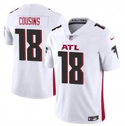 Cheap Men's Atlanta Falcons #18 Kirk Cousins White Vapor Untouchable Limited Football Stitched Jersey