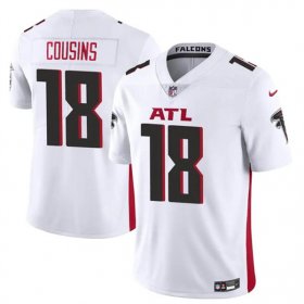 Cheap Men\'s Atlanta Falcons #18 Kirk Cousins White Vapor Untouchable Limited Football Stitched Jersey