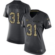 Wholesale Cheap Nike Buccaneers #31 Jordan Whitehead Black Women's Stitched NFL Limited 2016 Salute to Service Jersey