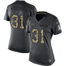 Wholesale Cheap Nike Buccaneers #31 Jordan Whitehead Black Women\'s Stitched NFL Limited 2016 Salute to Service Jersey