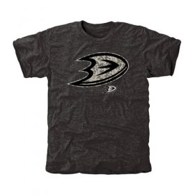 Wholesale Cheap Men\'s Anaheim Ducks Black Rink Warrior T-Shirt