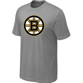 Wholesale Cheap Boston Bruins Big & Tall Logo Grey NHL T-Shirt