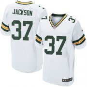 Wholesale Cheap Nike Packers #37 Josh Jackson White Men's Stitched NFL Elite Jersey