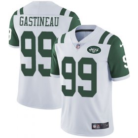 Wholesale Cheap Nike Jets #99 Mark Gastineau White Men\'s Stitched NFL Vapor Untouchable Limited Jersey