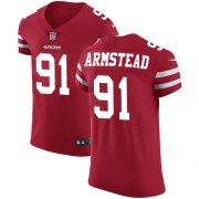 Wholesale Cheap Nike 49ers #91 Arik Armstead Red Team Color Men's Stitched NFL Vapor Untouchable Elite Jersey
