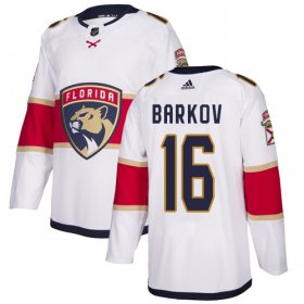 Wholesale Cheap Adidas Panthers #16 Aleksander Barkov White Road Authentic Stitched NHL Jersey