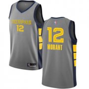 Wholesale Cheap Grizzlies #12 Ja Morant Gray Basketball Swingman City Edition 2018-19 Jersey