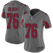 Wholesale Cheap Nike Cardinals #76 Marcus Gilbert Silver Women's Stitched NFL Limited Inverted Legend Jersey