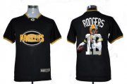 Wholesale Cheap Nike Packers #12 Aaron Rodgers Black Men's NFL Game All Star Fashion Jersey