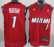 Wholesale Cheap Miami Heat #1 Chris Bosh Revolution 30 Swingman Red Jersey