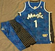 Wholesale Cheap Orlando Magic #1 Tracy McGrady Blue All-Star Swingman Throwback Jersey Short Suits