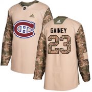 Wholesale Cheap Adidas Canadiens #23 Bob Gainey Camo Authentic 2017 Veterans Day Stitched NHL Jersey