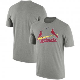 Wholesale Cheap St. Louis Cardinals Nike Batting Practice Logo Legend Performance T-Shirt Gray