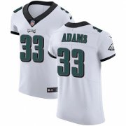 Wholesale Cheap Nike Eagles #33 Josh Adams White Men's Stitched NFL Vapor Untouchable Elite Jersey