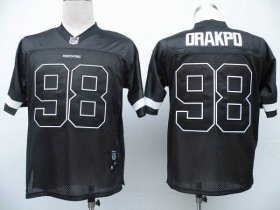 Wholesale Cheap Redskins #98 Brian Orakpo Black Shadow Stitched NFL Jersey