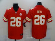 Wholesale Cheap Men's Kansas City Chiefs #26 LeVeon Bell Red 2020 Vapor Untouchable Stitched NFL Nike Limited Jersey