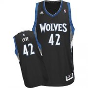 Wholesale Cheap Minnesota Timberwolves #42 Kevin Love Black Swingman Jersey