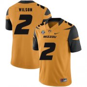 Wholesale Cheap Missouri Tigers 2 Micah Wilson Gold Nike College Football Jersey