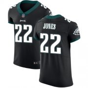 Wholesale Cheap Nike Eagles #22 Sidney Jones Black Alternate Men's Stitched NFL Vapor Untouchable Elite Jersey