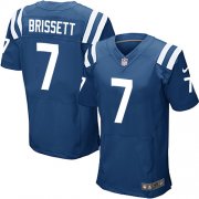 Wholesale Cheap Nike Colts #7 Jacoby Brissett Royal Blue Team Color Men's Stitched NFL Elite Jersey