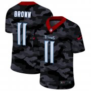 Cheap Tennessee Titans #11 A.J. Brown Men's Nike 2020 Black CAMO Vapor Untouchable Limited Stitched NFL Jersey