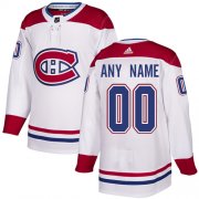 Wholesale Cheap Men's Adidas Canadiens Personalized Authentic White Road NHL Jersey