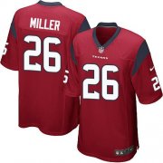 Wholesale Cheap Nike Texans #26 Lamar Miller Red Alternate Youth Stitched NFL Elite Jersey