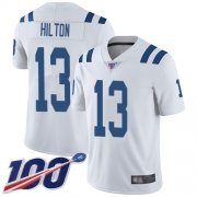 Wholesale Cheap Nike Colts #13 T.Y. Hilton White Men's Stitched NFL 100th Season Vapor Limited Jersey