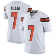Wholesale Cheap Men's Cleveland Browns #7 Jamie Gillan White Limited Vapor Untouchable Nike Jersey