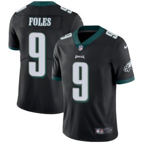 Wholesale Cheap Nike Eagles #9 Nick Foles Black Alternate Men\'s Stitched NFL Vapor Untouchable Limited Jersey