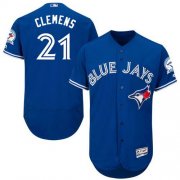 Wholesale Cheap Blue Jays #21 Roger Clemens Blue Flexbase Authentic Collection Stitched MLB Jersey