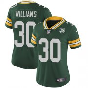 Wholesale Cheap Nike Packers #30 Jamaal Williams Green Team Color Women's 100th Season Stitched NFL Vapor Untouchable Limited Jersey