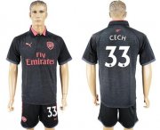 Wholesale Cheap Arsenal #33 Cech Sec Away Soccer Club Jersey