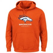 Wholesale Cheap Denver Broncos Critical Victory Pullover Hoodie Orange