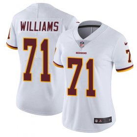 Wholesale Cheap Nike Redskins #71 Trent Williams White Women\'s Stitched NFL Vapor Untouchable Limited Jersey