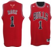 Wholesale Cheap Chicago Bulls #1 Derrick Rose Revolution 30 Swingman Red Jersey